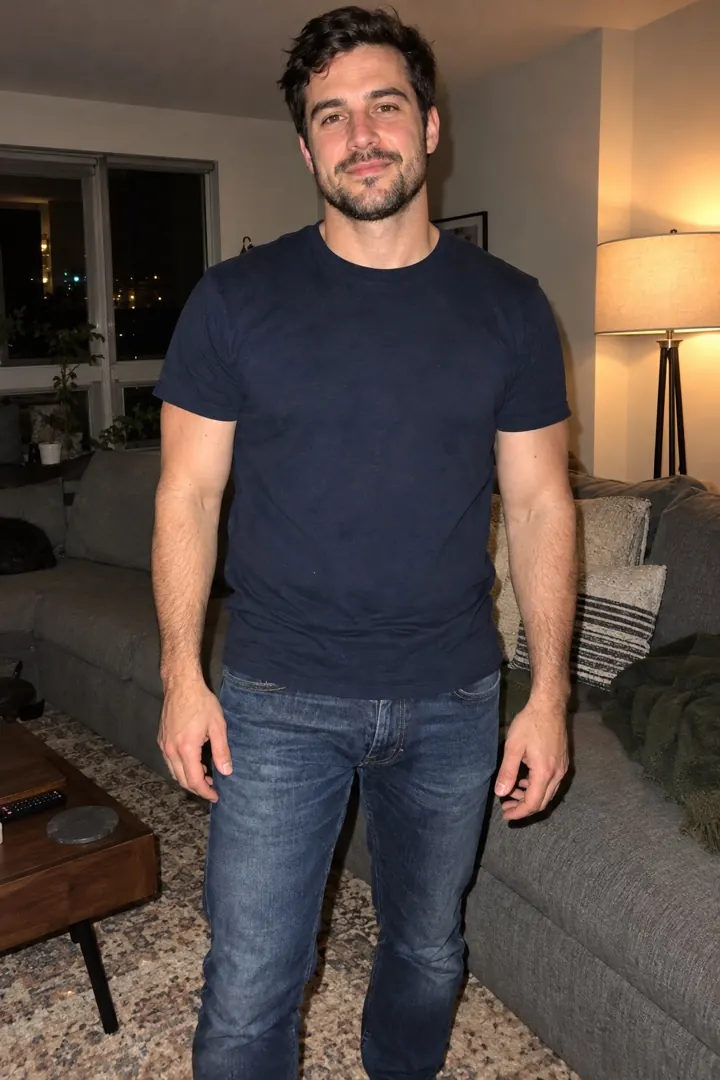 Before: a man in everyday clothes